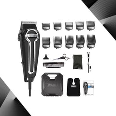 WAHL Canada Elite Pro High Performance Home Hair Cutting Kit, At Home Haircutting, Electric Hair Clipper, Grooming Kit for Men, Electric Hair Clipper, Certified in Canada, Model 3145, Black, 1 Count (Pack of 1)