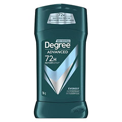 Degree Men Advanced Antiperspirant Deodorant Stick for 72H Sweat & Odour Protection Everest Men's Deodorant with MotionSense® Technology 76 g