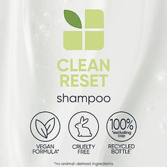 BIOLAGE Cleanreset Normalizing Shampoo To Remove Buildup, 1 litre, White