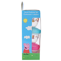 Peppa Pig 3 Pack Snack Container