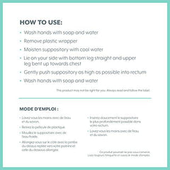 ACET Suppository for Fever & Pain 650mg - Fever Reducer Suppositories for Kids (12 & up) & Adults - Comfortable & Safe Acetaminophen Suppository - For Rectal Use Only