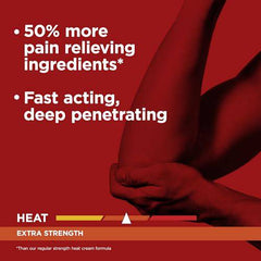 RUB A535 Muscle & Joint Heat Cream, Deep Penetrating Pain Relief, Extra Strength, 100 g