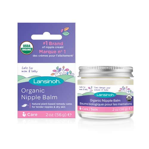 Lansinoh Organic Nipple Balm for Breastfeeding, 56 Grams