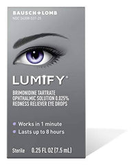 LUMIFY Redness Reliever Eye Drops 0.25 Ounce (7.5mL)