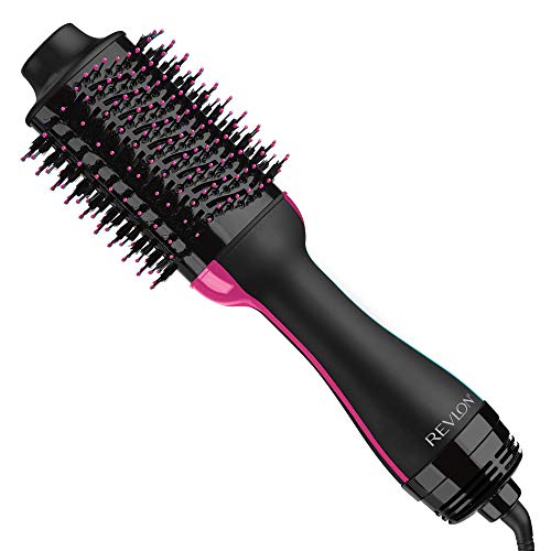 Revlon RVDR5222F One-Step Volumizer and Ionic Hair Dryer with Advanced Ionic Technology, Hot Air Brush, Less Frizz, 3 Heat/ 2 Speed Settings, Black