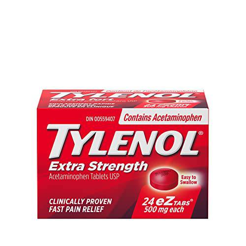 Tylenol Extra Strength Acetaminophen Tablets, 500 mg