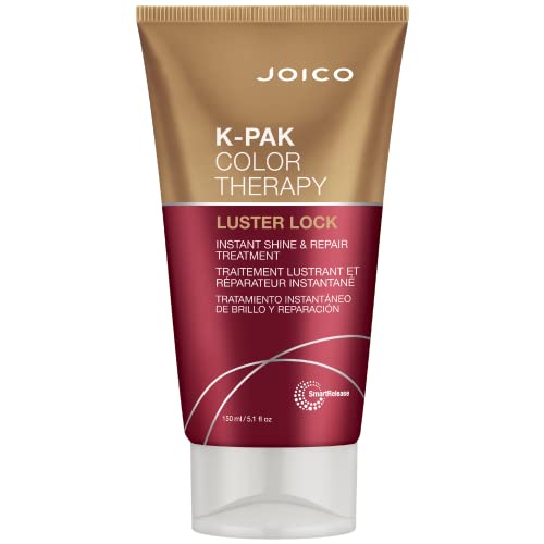 Joico K-PAK Color Therapy Luster Lock Instant Shine & Repair Treatment, Conditioning Detangler with Argan and Keratin, Sulfate Free, 150mL