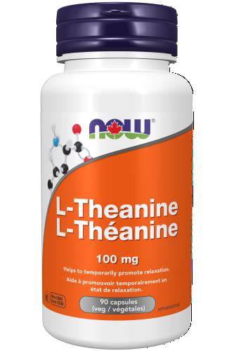 NOW - L-Theanine 100mg from Green Tea 90 Vegetarian Capsules