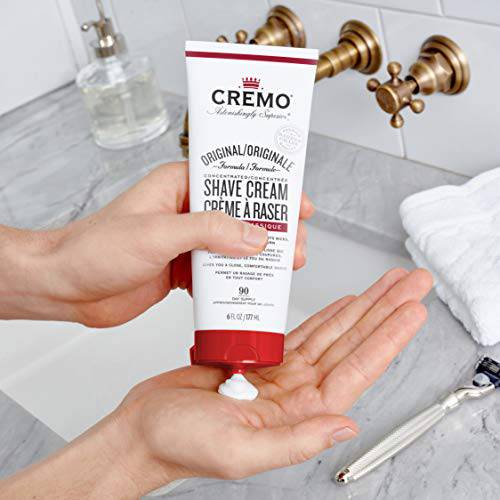 Cremo Original Shave Cream - smooth shaving cream fights razor burn, nicks and cuts - Zecoya