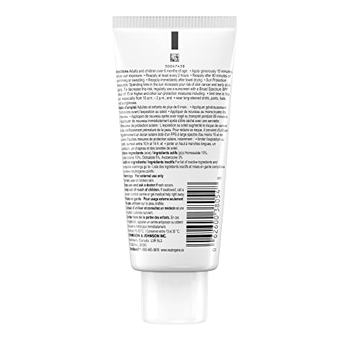 Neutrogena Suncare Neutrogena clear face Sunscreen Spf 50, 88 ml.