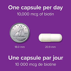 Biotin 10,000 mcg Value Size