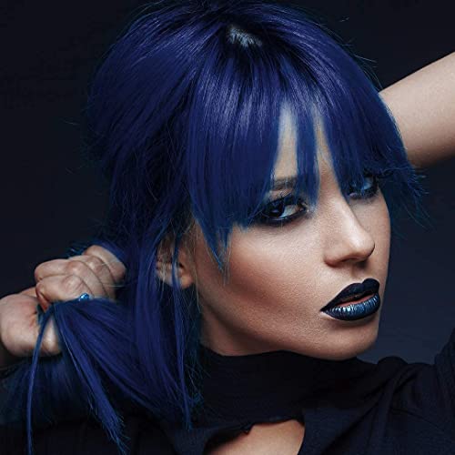 Splat Midnight Indigo Dark Blue Hair Color – Gentle Bleach-Free Hair Dye Kit