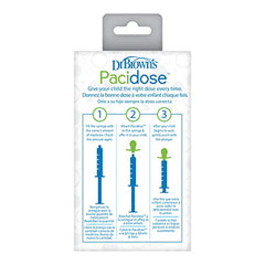 Dr. Brown's Pacidose Liquid Medicine Dispenser, Combo Sizes 0-6 months and 6-18+ months, White