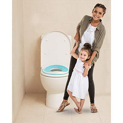 Dreambaby EZY-Potty Toilet Seat Topper - Toddler Potty Training Toilet Seat Attachment - Non-Slip and Great for Travel, Aqua