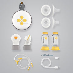 Medela Breast Pump | Swing Maxi Double Electric | Portable Breast Pump | USB-C Rechargeable | Bluetooth | Closed System