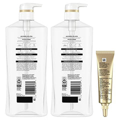 PANTENE PRO-V Volume & Body Shampoo, 820mL, Twin Pack and Intense Rescue Shot Treatment 15mL for dry hair