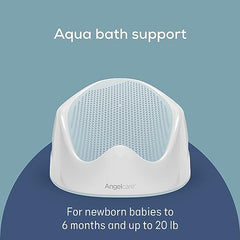 Angelcare Baby Bath Support, Aqua, for Babies Less Than 6 Months of Age (Pack of 1)