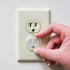 Dreambaby Outlet Plugs, 24-Pack - Baby Proof Outlet Covers for Home Safety - White