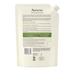 Aveeno Daily Moisturizing Body Wash Pouch - Oat, Emollients - Eco Friendly Refill Pouch - Dry Skin - 1.06L, white