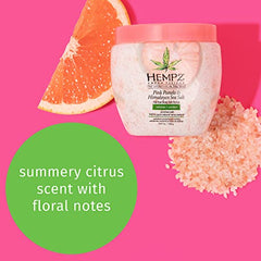 Hempz Pink Pomelo & Himalayan Sea Salt Herbal Body Salt Scrub, 5.47 oz.