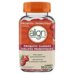 Align Probiotic Gummies, Helps Suppport Gastrointestinal Health, 1 Doctor Recommended Probiotic Brand*, Strawberry Flavour, 50 Count