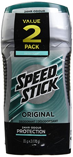 Speedstick Men's Deodorant Stick, Original, 2 x 85g (Twin Pack)