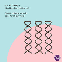 Goody Simple Styles Mini Spin Hair Pin, Assorted Colors ,3-Count (1940931)