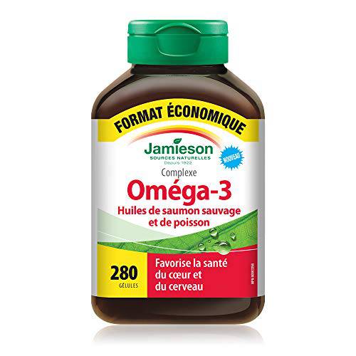 Omega-3 Complex Wild Salmon and Fish Oils 1,000 mg - Value Size