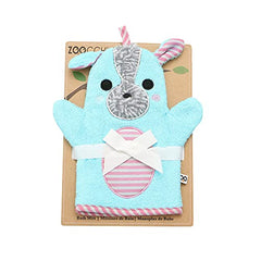 Zoocchini Baby Snow Terry Bath Mitt - Yoko Yorkie 0-18M