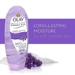 Olay Moisture Ribbons Plus Shea + Lavender Oil Body Wash, 532 mL