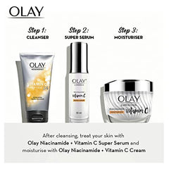 Olay Regenerist Vitamin C + Peptide 24 Brightening Facial Cleanser, 150 mL