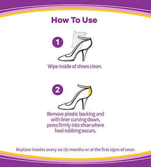 Dr. Scholl’s GEL HEEL LINERS (1 Pair), Helps Prevent Uncomfortable Shoe Rubbing at the Heel and Helps Prevent Shoe Slipping for Shoes that are Too Big