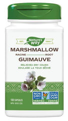 Nature’s Way Marshmallow Root - Dry Cough Relief with Marshmallow Root - 100 Vegetarian Capsules