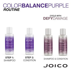 Joico Color Balance Purple Shampoo, Protection for Colour Treated Hair, Moisturizes & Shields Damaged Hair, with Keratin and Green Tea Extract