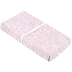 Kushies Baby Contour Change Pad Cover Ultra Soft 100% Cotton Flannel, Made in Canada, Pink Berries