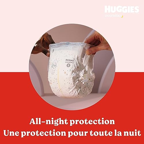 Diapers Size 6 - Huggies Overnites Night Time Disposable Diapers, 15ct, Jumbo Pack