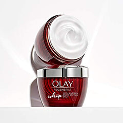 Face Moisturizer by Olay Regenerist Whip | Vitamin B3, Niacinamide and Sunscreen SPF 25, 50 mL