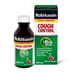 Robitussin Cough Control, Extra Strength, Cherry Flavor 100ml