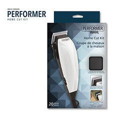 Wahl Canada Performer Haircutting Kit, Quality Economy Clipper Complete with Accessories, Powerful, Quiet Motor, Self-Sharpening Precision Ground Blades, Hair Clipper, At Home Haircutting Kit - Model 3160