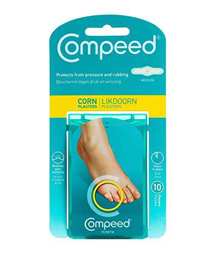 Compeed Corn Cushions, 10 Pack of Corn Cushions (2 Count), Pads and Protects, Adhesive Bandage Sticks Like Second Skin, Prevents Rubbing, Pressure and Friction