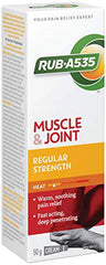 RUB·A535 Muscle & Joint Pain Relieving Heat Cream, Regular Strength, 50-g