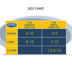 Dr. Scholl's Men's 4 Pack Diabetic and Circulatory Non-Binding Crew Sock, White, Shoe Size:7-12