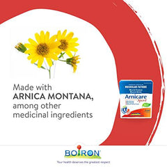 Boiron Arnicare Sport 33 Chewable Tablets, Relieves Muscular Soreness, Cramps and Fatigue Following a Physical Workout or Overexertion, Natural Health Product, Lemon Flavor