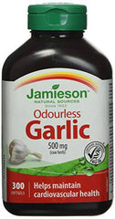 Jamieson Odourless Garlic 500mg 300 Softgels