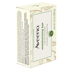 Aveeno Moisturizing Bar Soap with Colloidal Oatmeal for Dry Skin, Unscented (Packaging May Vary)