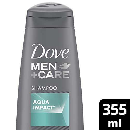 Dove Men+Care Shampoo for men with fine and thin hair, Aqua Impact, 355 ML