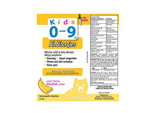 Kids 0-9 – All Allergies – 25ml