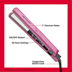 Revlon Titanium Straightener, 1"