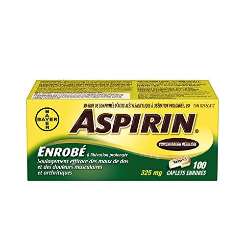 ASPIRIN Original Strength Arthritis Pain Relief Caplet, 325 mg