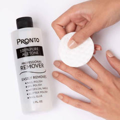 Pronto 100% Acetone Gel Nail Polish Remover - Gel Polish Remover for Nails | Acetone Nail Polish Remover & Gel Remover For Nails for Removal of Glue, Gel, Acrylic & Dip | Gel Nail Remover, 8 Fl oz